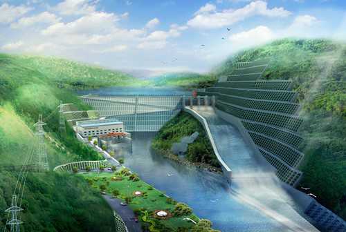 沁水老挝南塔河1号水电站项目
